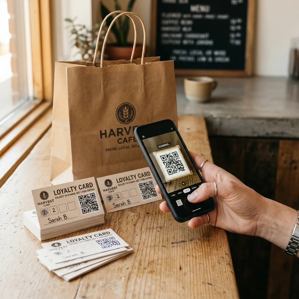 Digitale Treuekarten mit QR-Code für Restaurant-Direktbestellungen